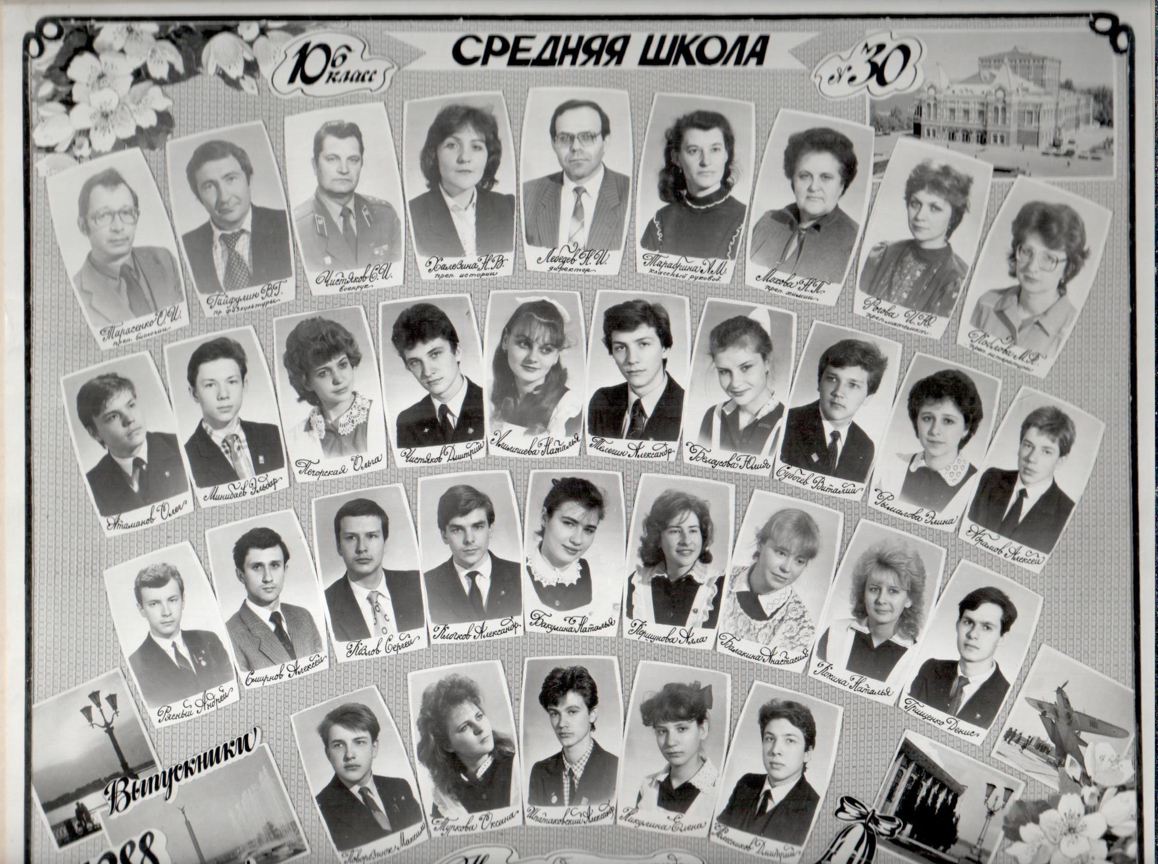 выпуск 1988 10Б